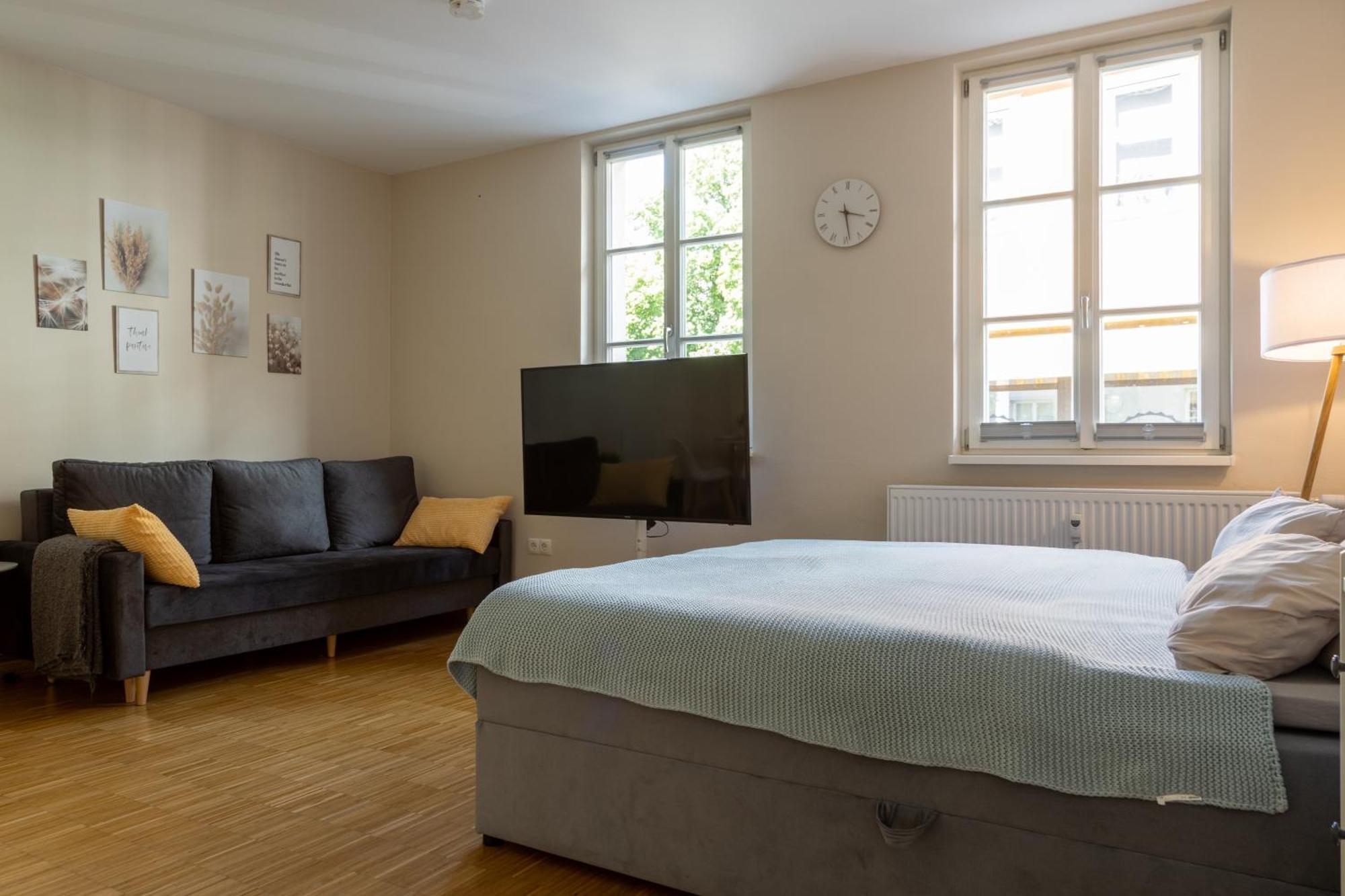 Ein Gemuetliches Studio Mit Netflix Im Zentrum Bahnhofsnaehe 코부르크 외부 사진